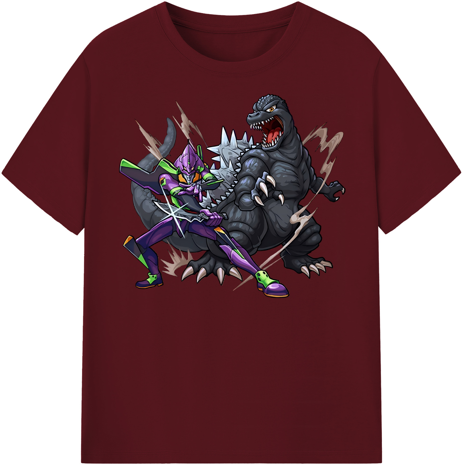 （画像用） EVA 新世紀エヴァンゲリオン 綿100％半袖Tシャツ（フロントプリント）